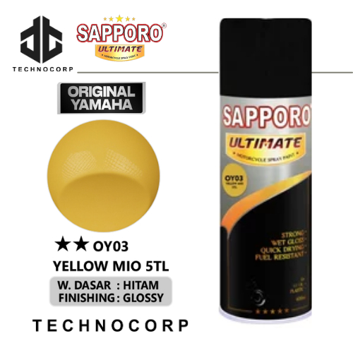 

Cat SAPPORO ULTIMATE OY03 YELLOW MIO 5TL / ORIGINAL YAMAHA METALLIC