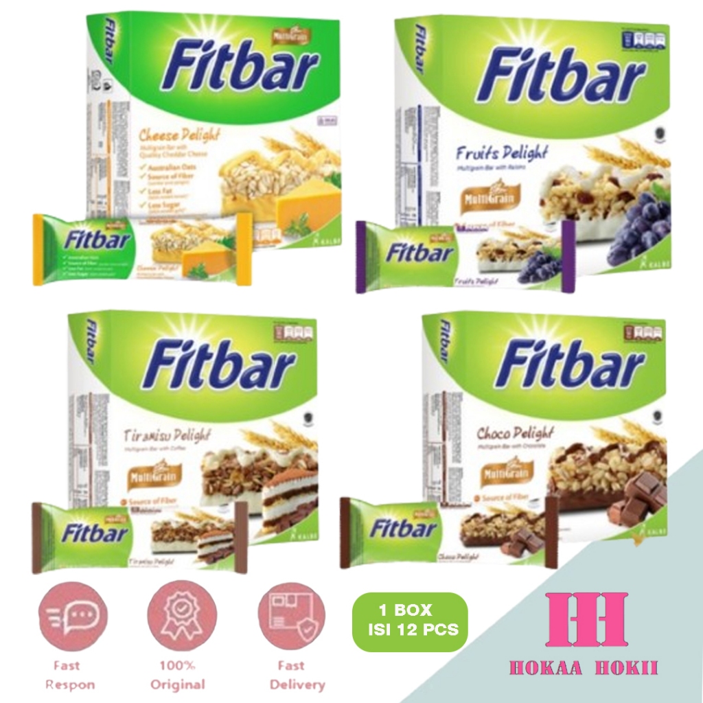 

Fitbar Multigrain Cemilan Instan Untuk Diet 1 box isi 12pcs