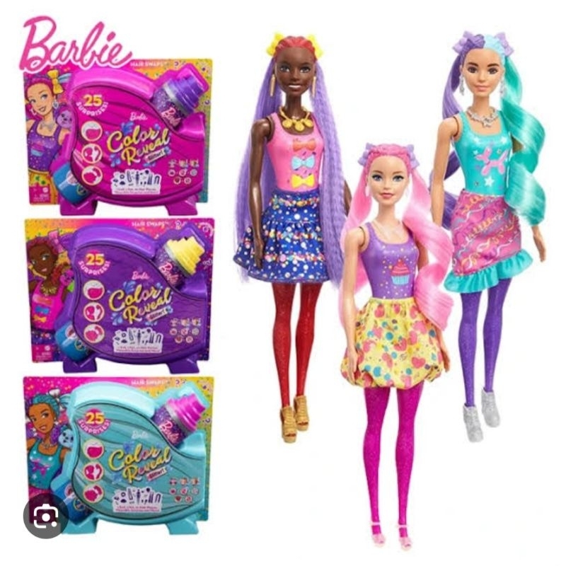 Barbie color reveal glitter