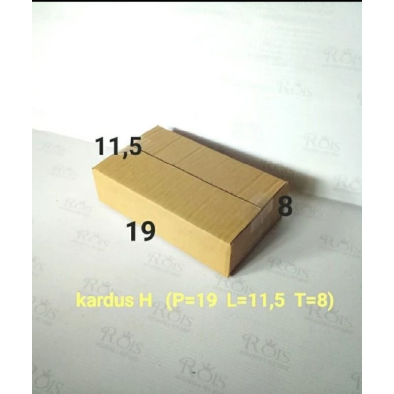 

40 pcs kardus kecil H kardus packing ukuran 19x11,5x8cm