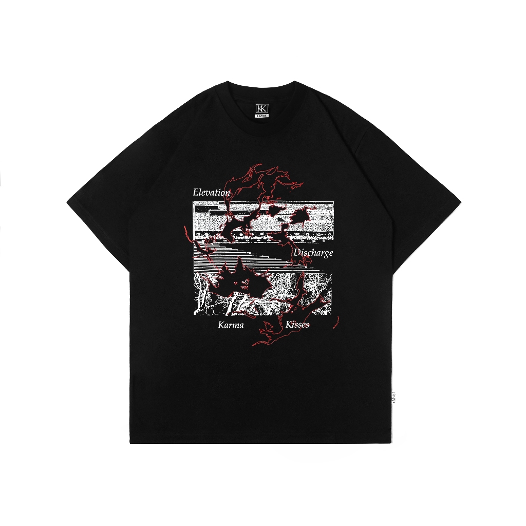 K.KISSES // BURNEY // TEES - BLACK