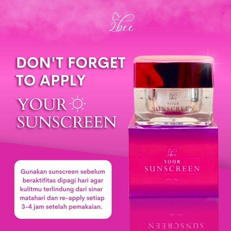2BEE YOUR SUNSCREEN