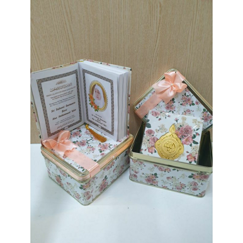 

Hampers mengenang 40 hari/mengenang almarhum 100 hari/haul/hampers pengajian/souvenir yasin majmu syarif