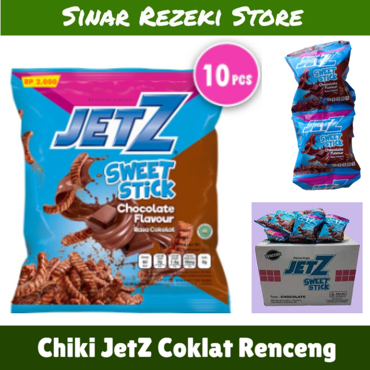 

Chiki Jetz Coklat Renceng / Jetz Sweet Stick / Chiki Coklat