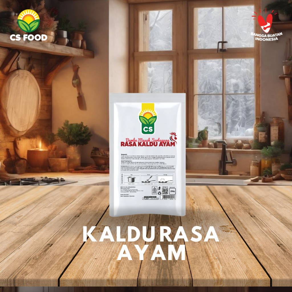 

Bumbu Kaldu Gurih Penyedap Rasa Ayam CS FOOD 250 gr