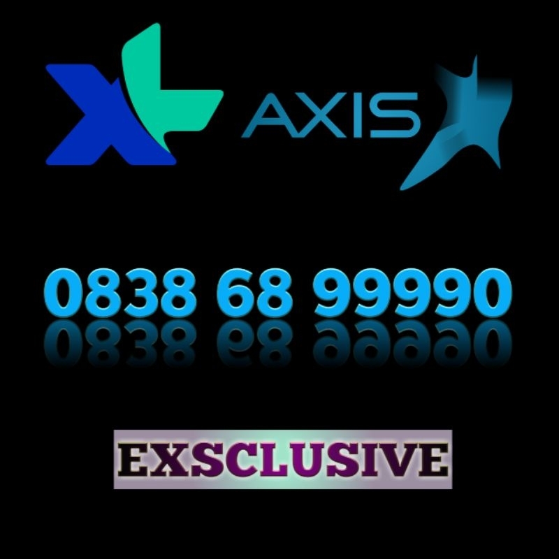 Nomor cantik exsclusive varian angka kuarted hoki 9999 spesial Kartu perdana Axis Axiata 11 Digit limited edition