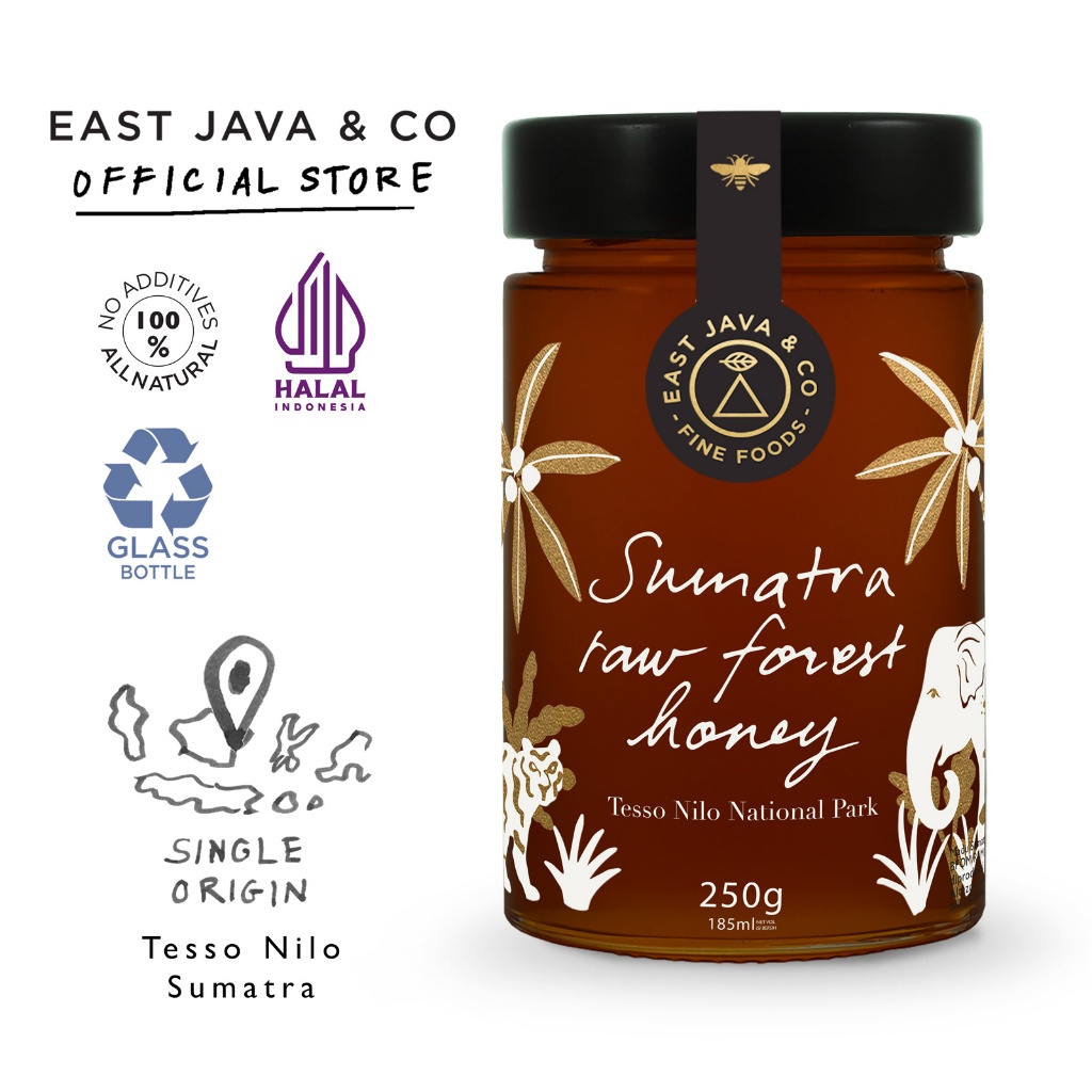 

East Java & Co Sumatra Raw Forest Honey -250g (Madu Sumatra)