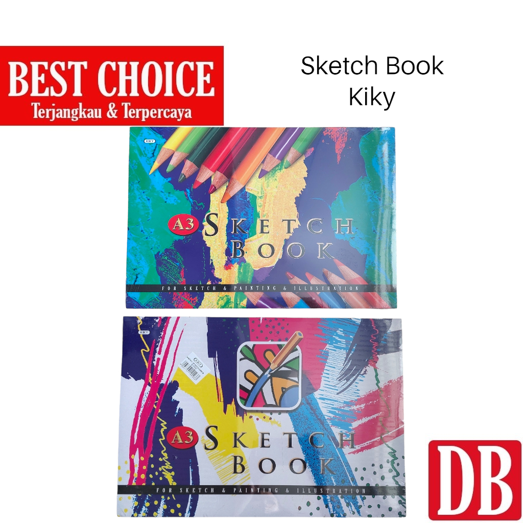 

Buku Sketsa / Sketch Book / Sketchbook Kiky A3 (1 pcs)