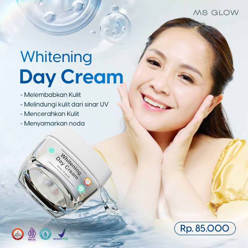 whitening day cream ms glow / day cream ms glow