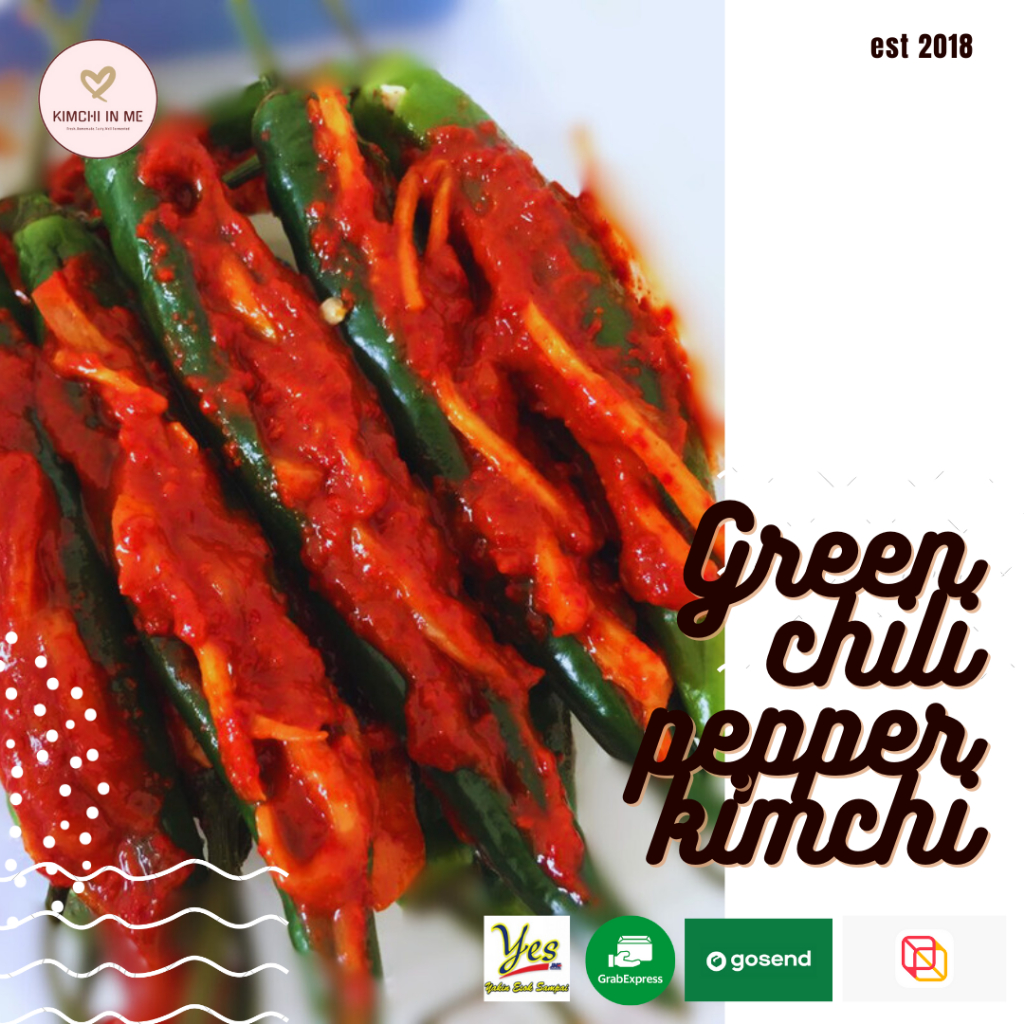 

Green Chilli Pepper Kimchi-Gochu sobagi (고추소박이)