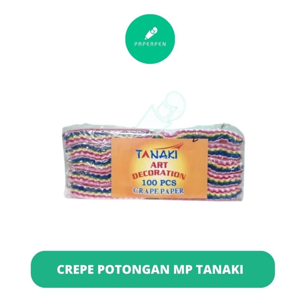

(Pak10) Crepe Potongan Mp Tanaki/Crepe Potongan Isi 10Pak