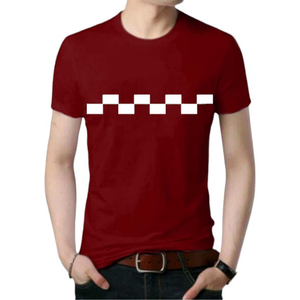 Kaos Kotak Kotak Chess / Kaos UNISEX Pria Wanita Lengan Pendek