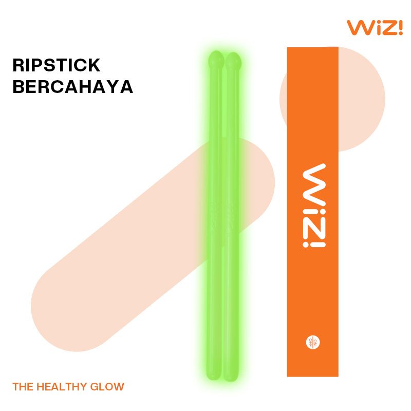WiZi Poundfit Stick Ripstick Bercahaya Ripstix Stick Nylon Workout Ripstick (AO95)