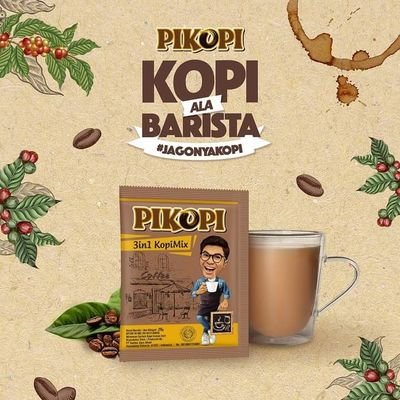 

Pikopi Kopi Mix 3in1 Renteng isi 10Sch*20gr Coffee Original / Instant