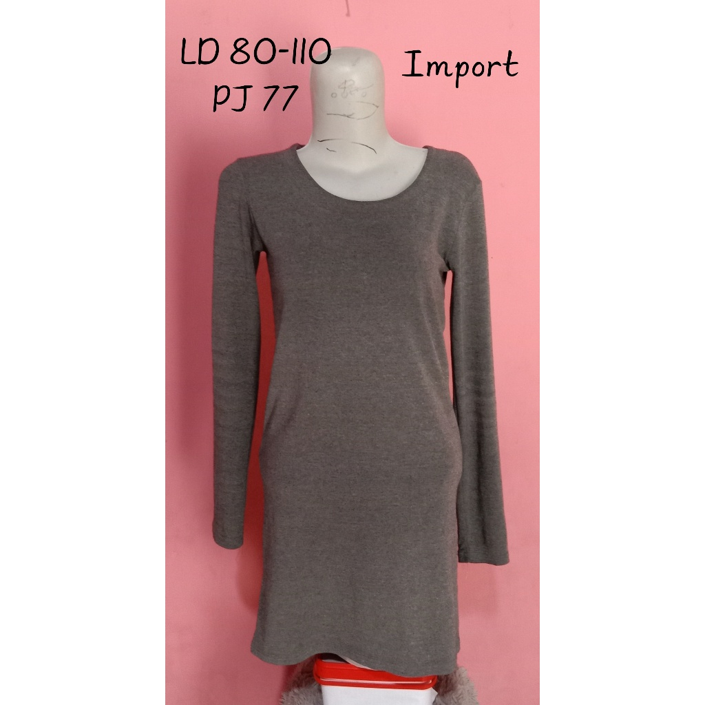 Dres pendek/ mini dress tebal  wanita ketat Cutting Brand thrf
