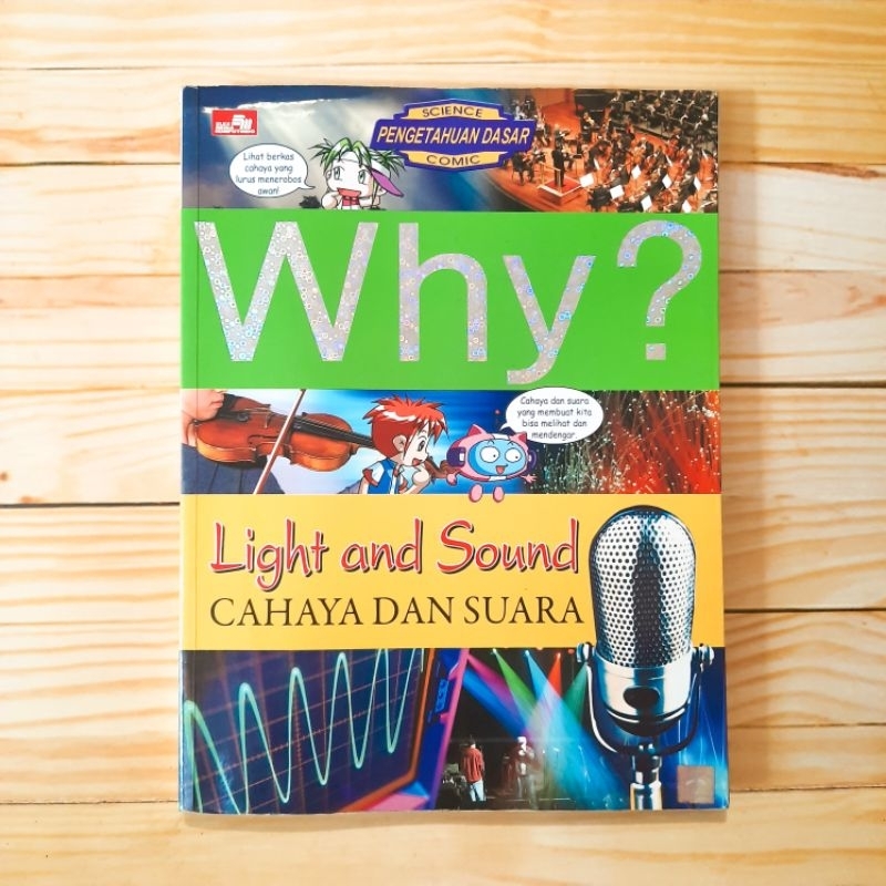 Buku Why? Series: Cahaya dan Suara Light and Sound Preloved Book