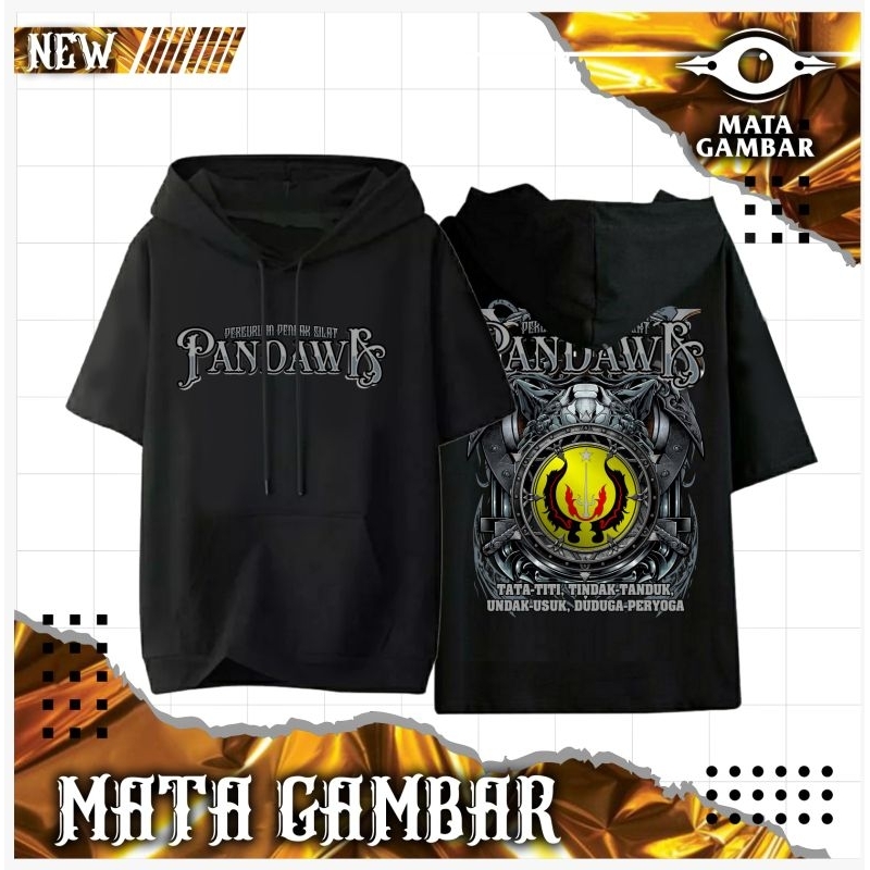 T-SHIRT HOODIE PANDAWA || KAOS HOODIE SILAT PANDAWA || PPS PANDAWA || GRATIS ONGKIR || COD