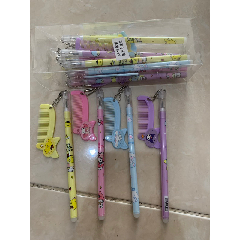 

pulpen sanRio model sisir / pena karakter murah