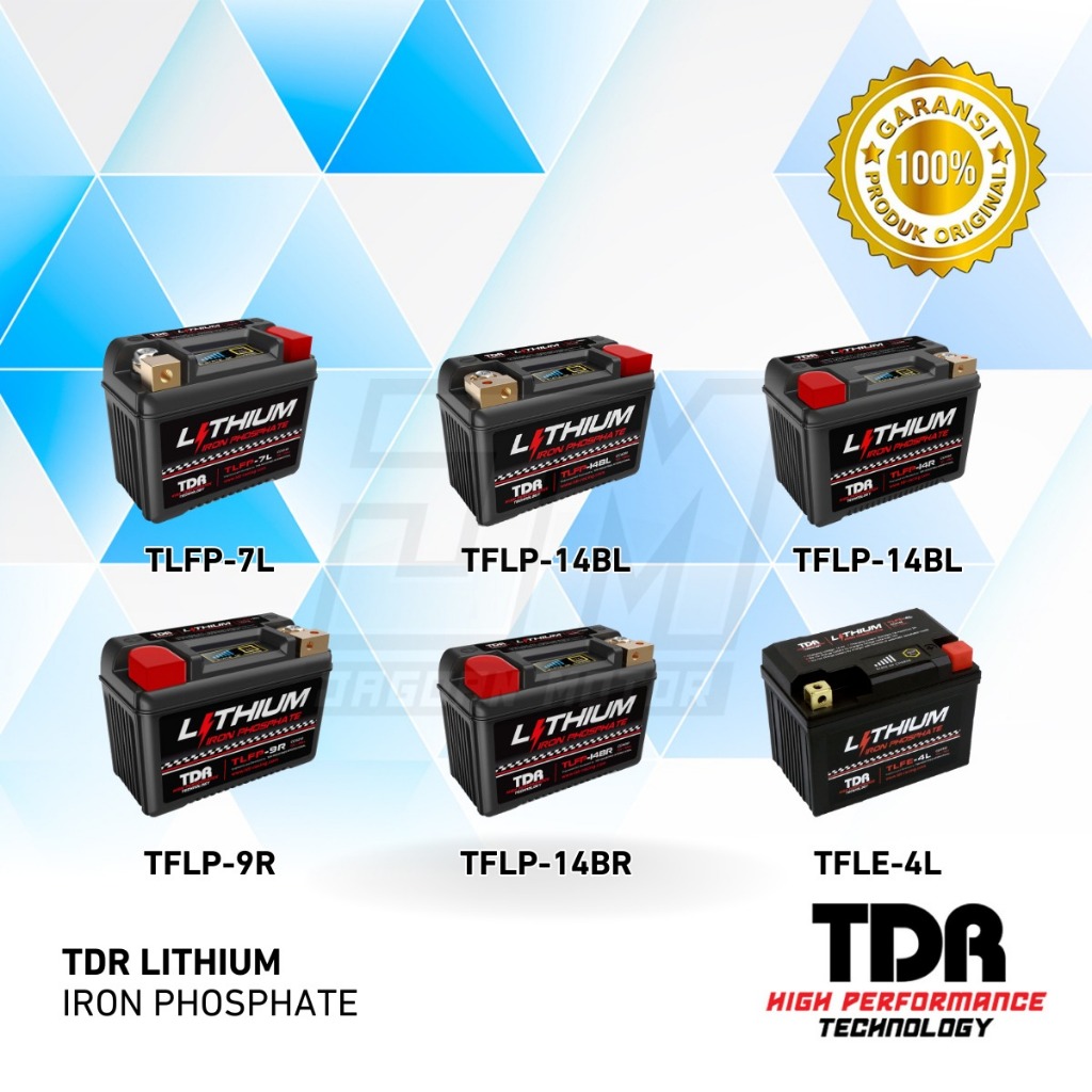 AKI MOTOR TDR LITHIUM BATTERY PHOSPATE
