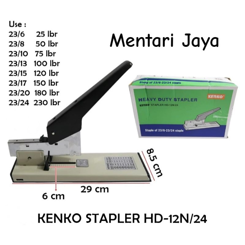 

hekter jilid 12N /24 merek kenko