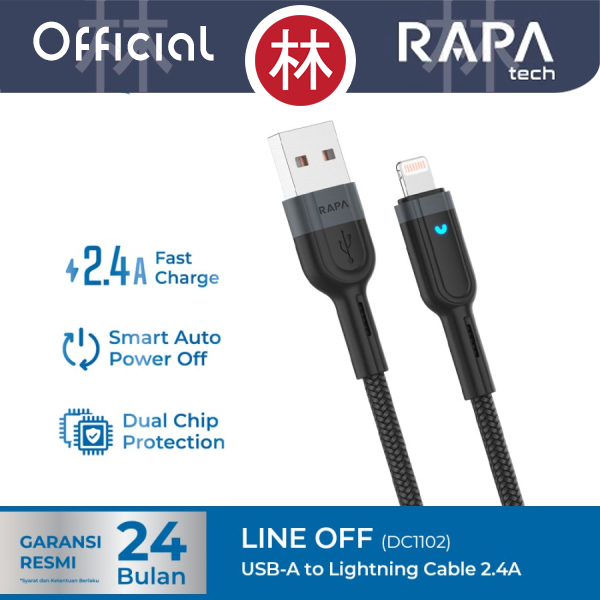 RAPAtech DC1101 / DC1102 / DC1104 - LINE OFF Data Cable Auto Power Off