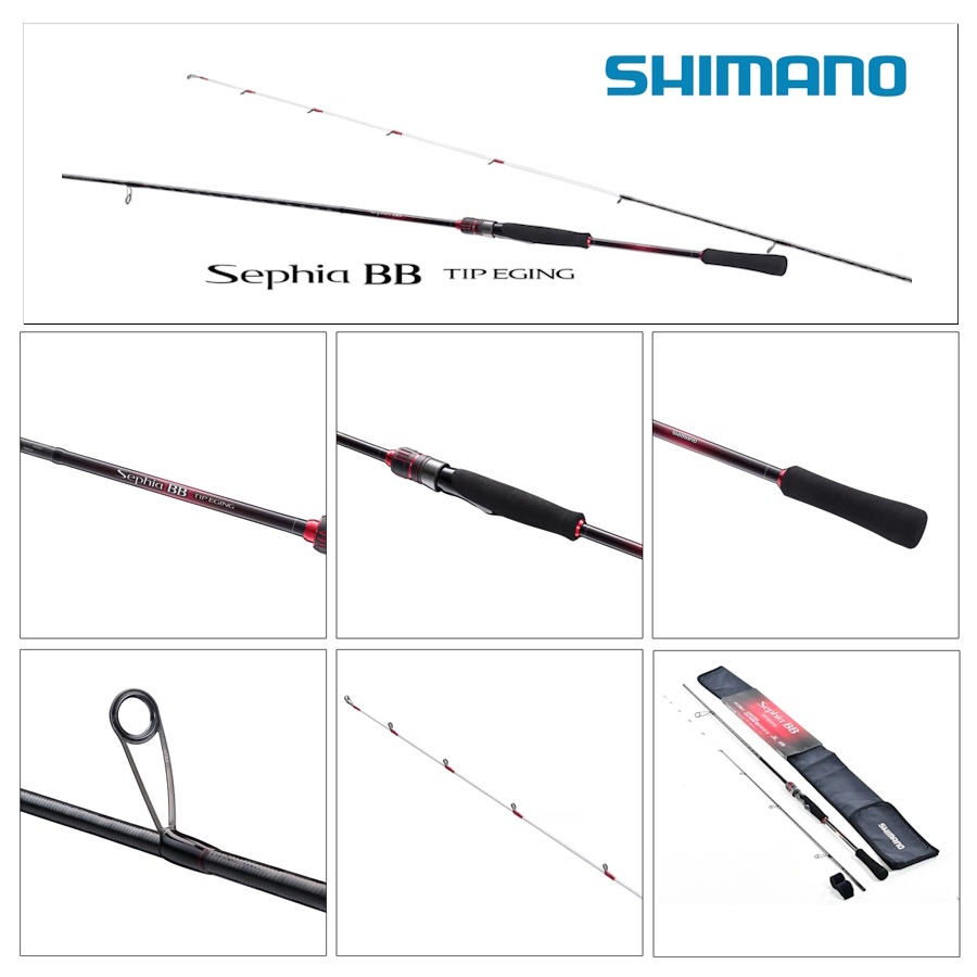 Shimano 2023 Sephia BB Tip Eging Rod Joran Cumi Sotong