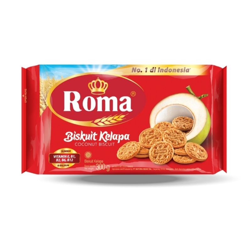 

BISKUIT ROMA KELAPA/ MALKIS KOTAK/ROMA MALKIS RENCENG/REGAL MARIE RENCENG/GERY SALUUT RENCENG/ NABATI