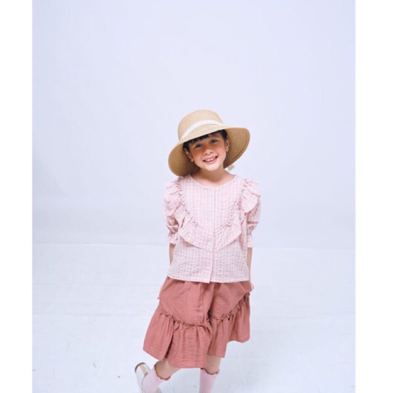 Jualan hafizh - RISA CRINKLE SET - Setelan Rok Anak Cewe