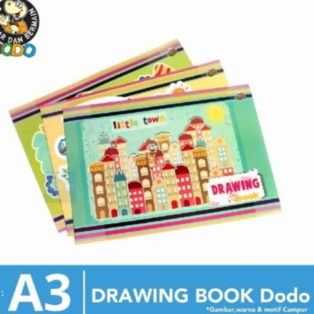 

Buku Gambar Anak Kecil / Drawing Book A3 DODO By SiDU Murah