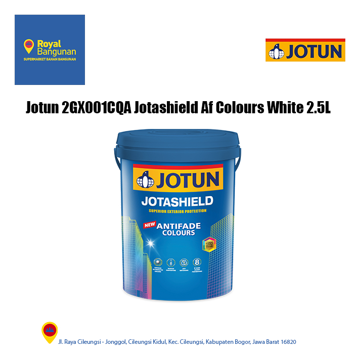 Cat Jotun 2GX001CQA Jotashield Af Colours White 2.5L