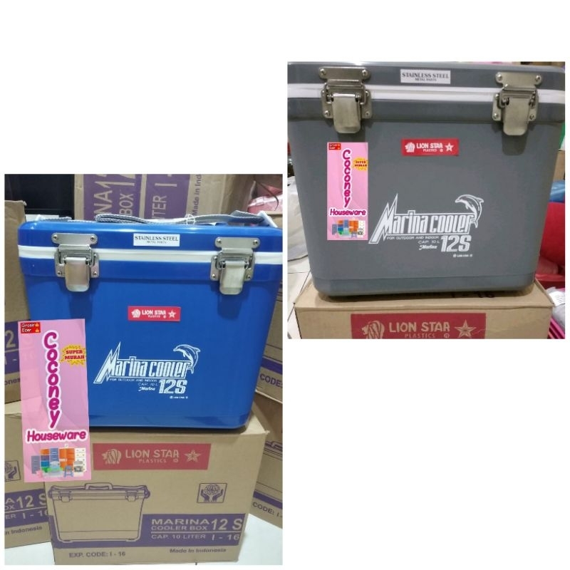 Termos Pendingin / Cooler Box / Termos Es Batu / Marina Cooler 12S Lion Star