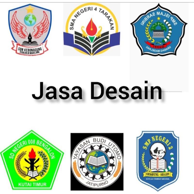 Jasa Desain Custom Logo Sekolah