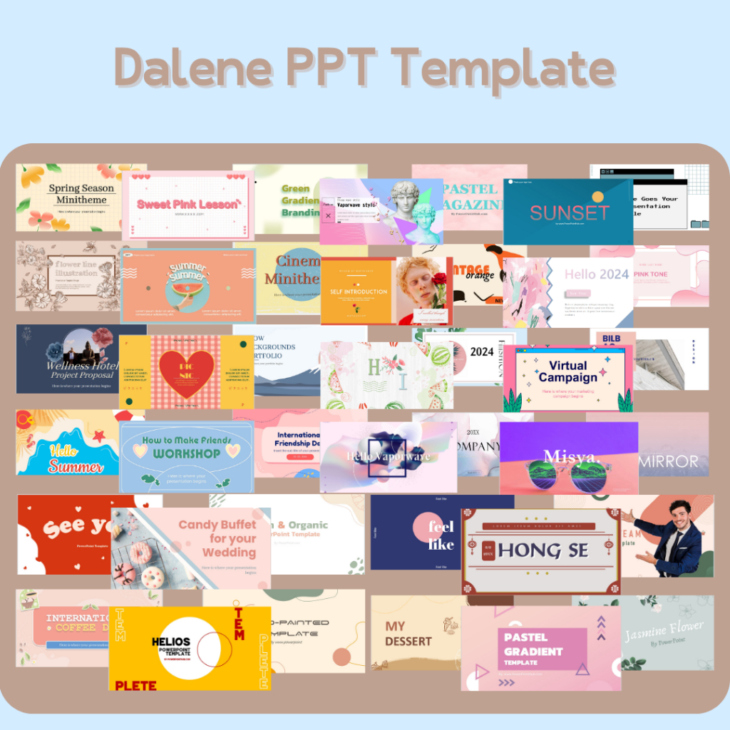 Template PPT WPS Office Power Point --- Dalene PPT Template