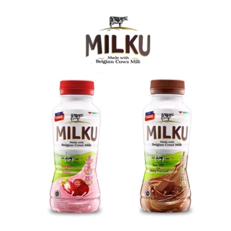 

Milku Susu Uht Coklat&Strawberry 200ml