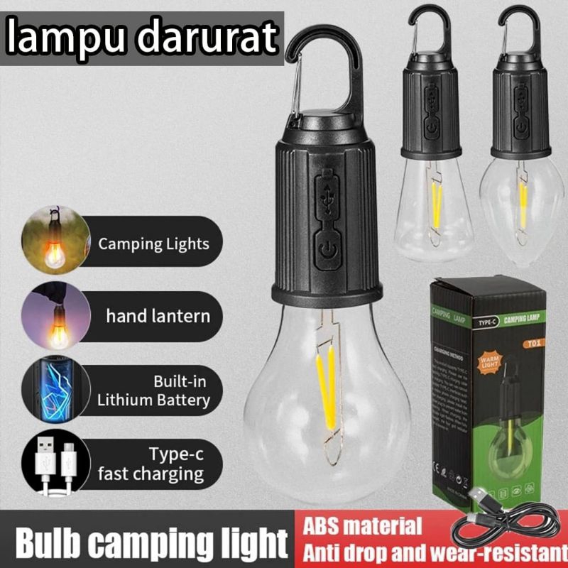 Lampu Emergency Baterai Lithium Lampu Camping
