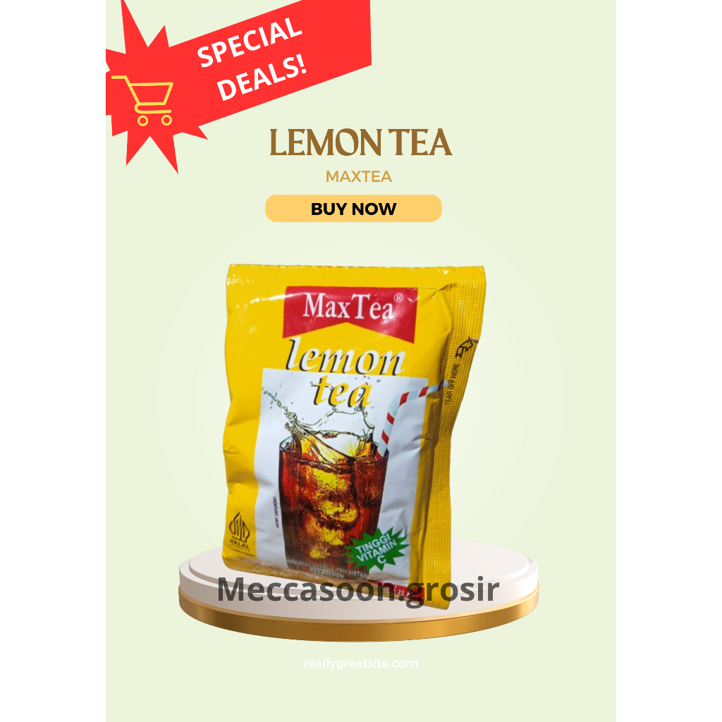 

LEMON TEA [Maxtea] [Harga per 10 Sachet]- [Expired panjang:*Cek deskripsi!] -Free bubblewrap & Double protection!