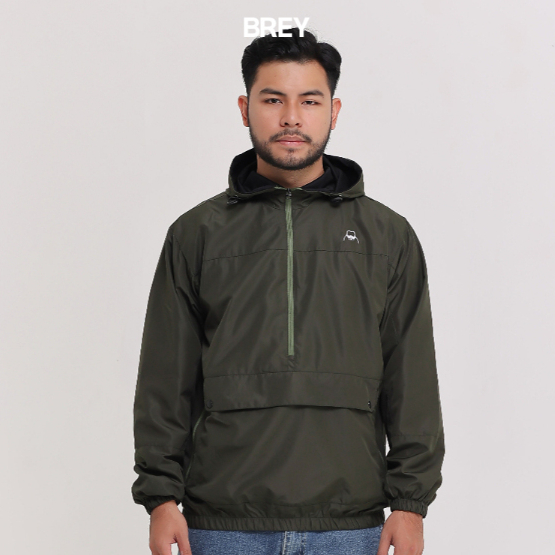 BREY Jaket Pria Cagoule Anorak Parasut Premium Original Maze Jacket