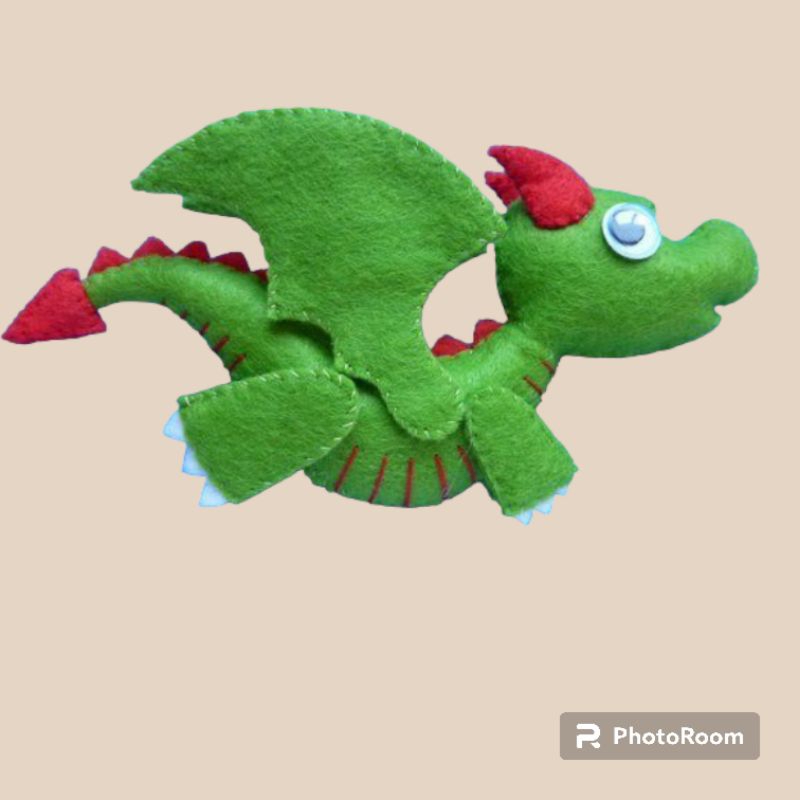 BONEKA FLANEL KARAKTER NAGA/BONEKA NAGA/DRAGON/SHIO NAGA