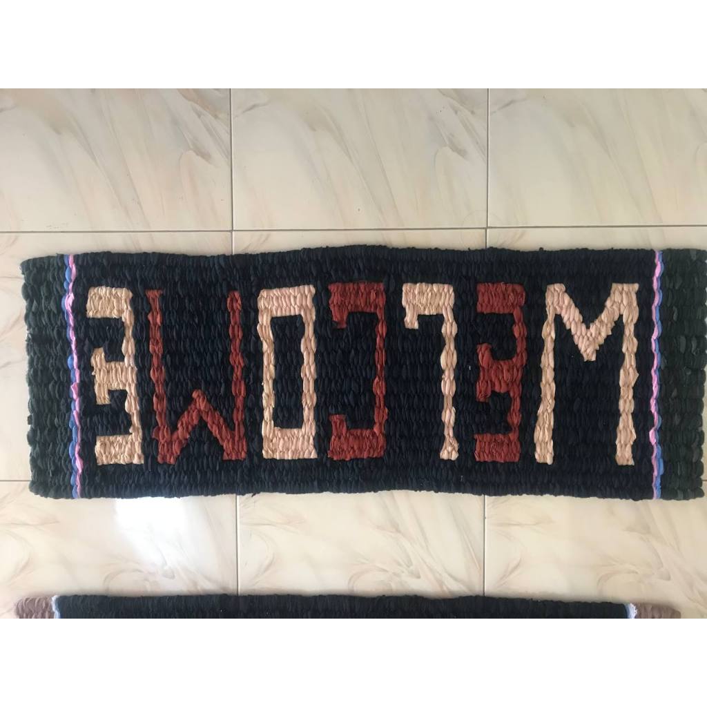 Keset Panjang Welcome Keset Kamar Mandi Keset Dapur Keset Kain Perca Anyaman