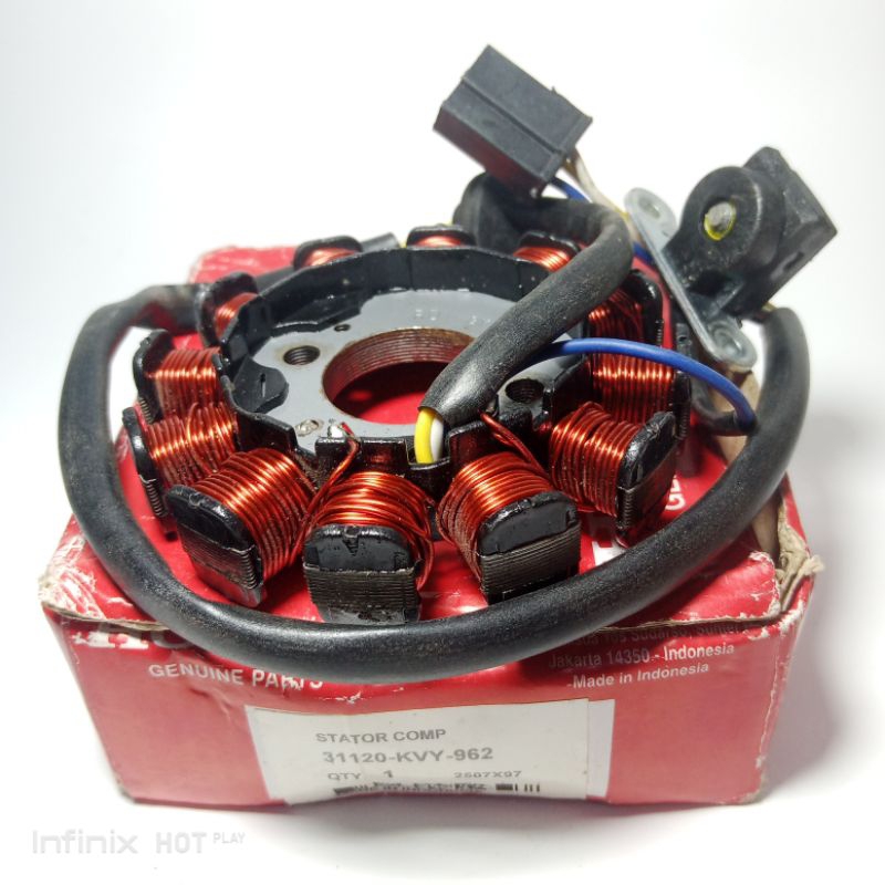 Stator Comp Spull Sepul Assy Honda Beat Karbu 31120-kvy-962