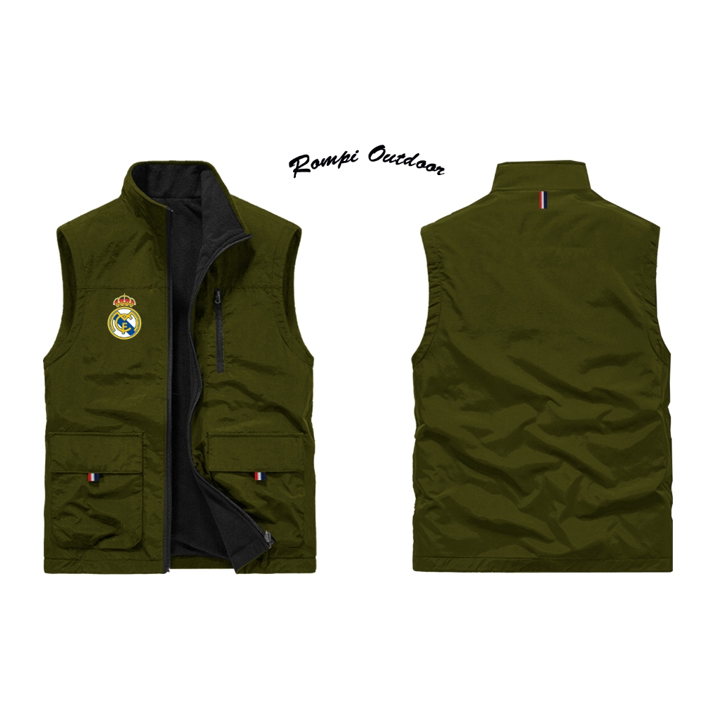 Diskon Jaket Rompi Pria Rompi Hiking Pria Real Madrid Rompi Motor Pria Jeket Rompi Pria Rompi Korea 