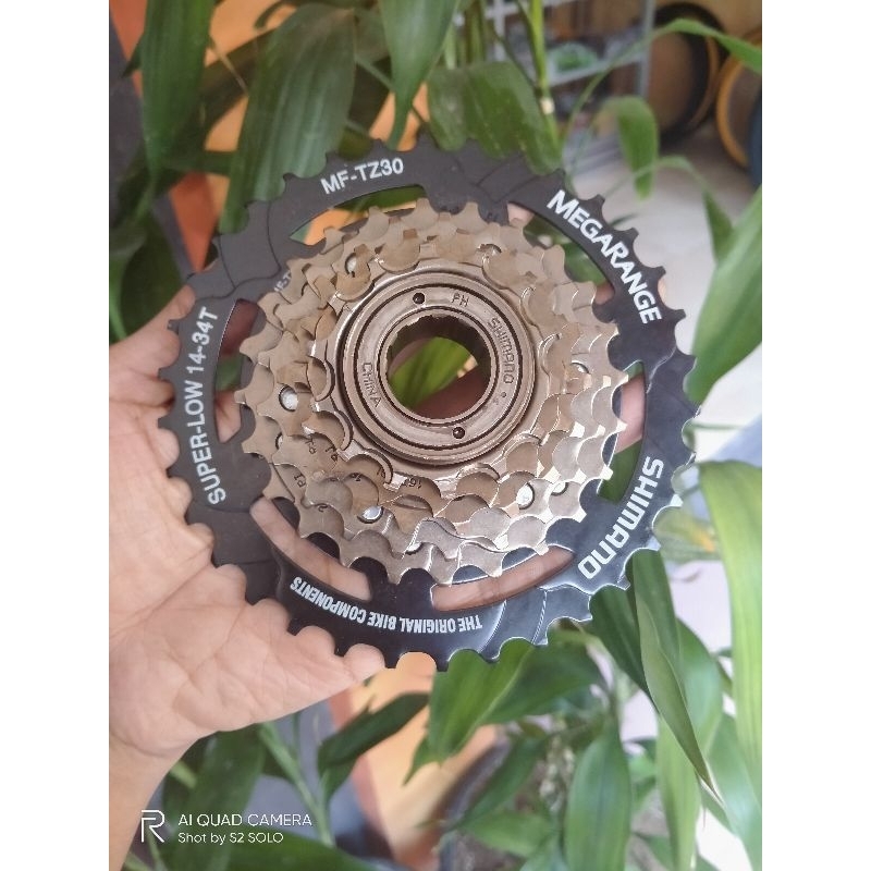 Sprocket megarange 7 speed drat 13T - 34T