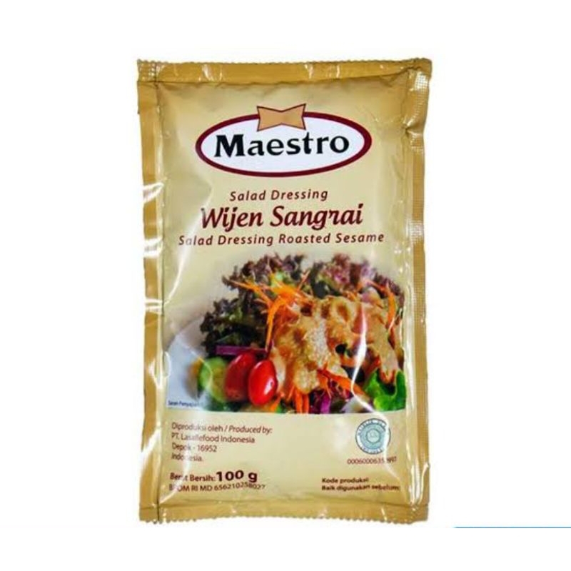 

maestro wijen sangrai 100 gram