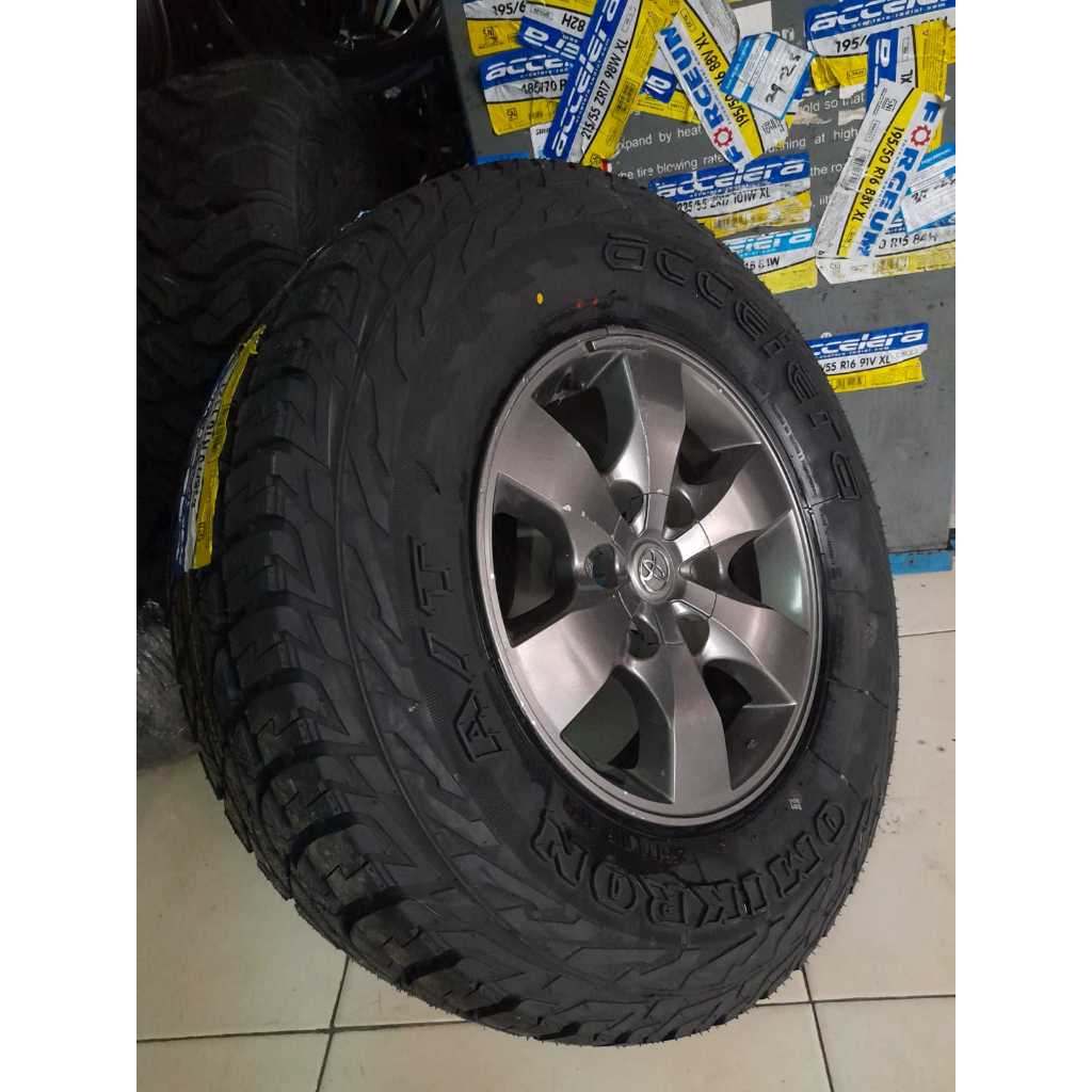 ban mobil murah padang ban mobil standart fortuner 265 70 r16 accelera omicron at