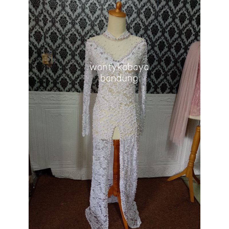 Kebaya Akad Modern/Gaun akad pengantin