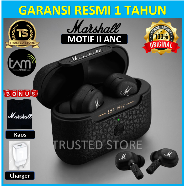 Marshall Motif ii ANC TWS True Wireless Earphone Ear Phone