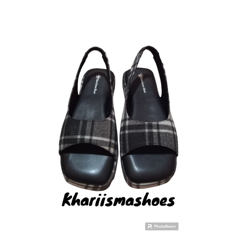 Sandal Tali Belakang Wanita | Sandal Wanita Tali kekinian_Khariismashoes