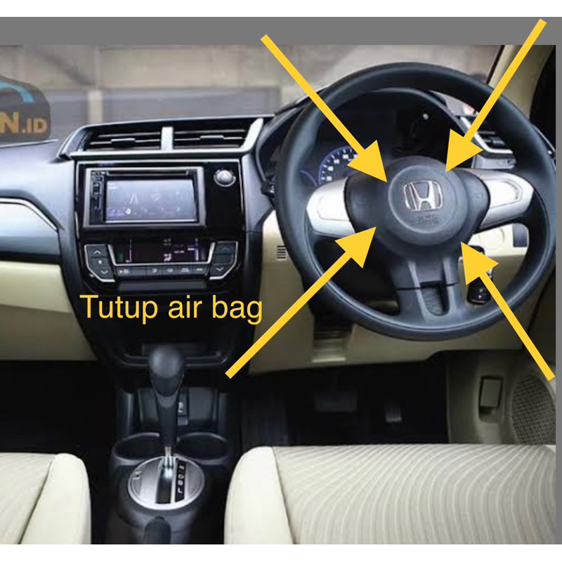 TUTUP COVER CAVER STIR AIR BAG SEMUA MOBIL HONDA BRIO MOBILIO BRV 2008 2010 2012 2014 2016 2018 2020