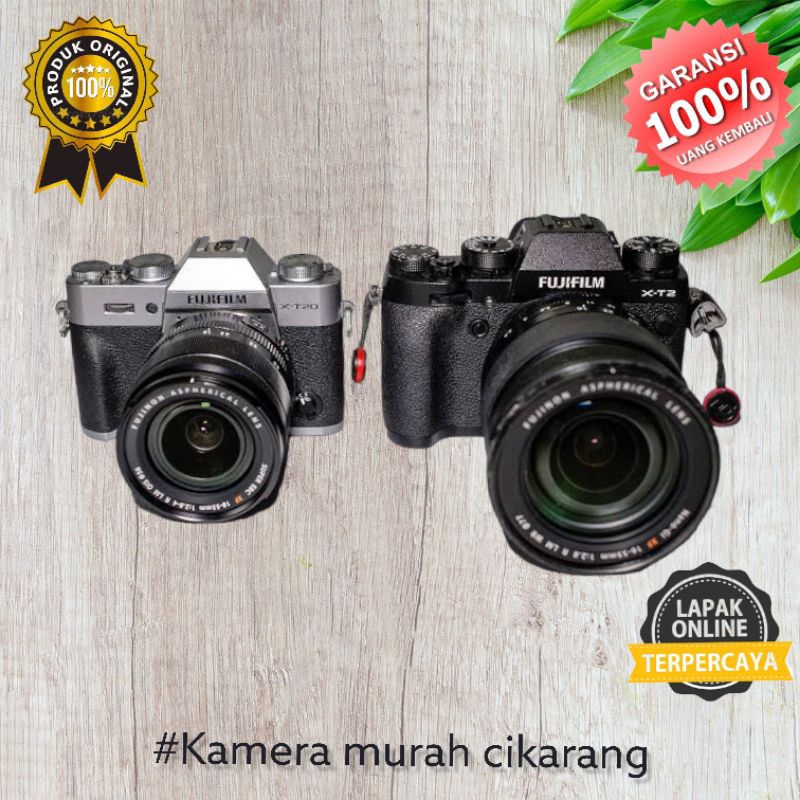 FUJIFILM XT20 LENSA KIT KAMERA MURAH ORIGINAL BEKUALITAS