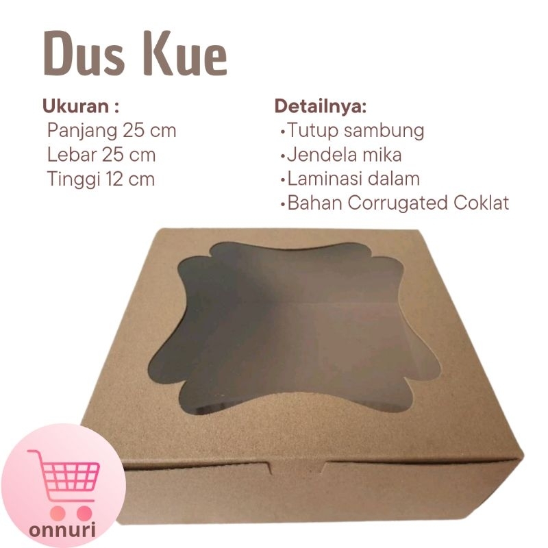 

DUS KUE 25x25x12cm